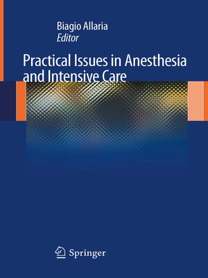 cover image of Practical Issues in Anesthesia and Intensive Care